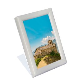 Andorra Bilderrahmen, Weiß, nach maß