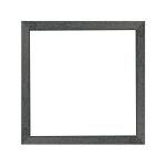 Brüssel quadratischer Mandala Bilderrahmen Schwarz