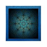 Brüssel Mandala Bilderrahmen Blau