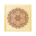 Brüssel quadratischer Mandala Bilderrahmen Natur