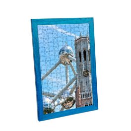 Brüssel  Puzzle Bilderrahmen, Blau