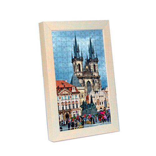 Prag Puzzle Bilderrahmen, Beige