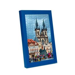 Prag Puzzle Bilderrahmen, Königsblau