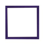 Amsterdam quadratischer Mandala-Bilderrahmen Lila