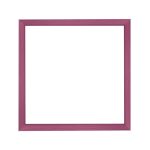 Amsterdam quadratischer Mandala-Bilderrahmen Rosa