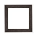 Nairobi Mandala quadratischer Bilderrahmen  Schwarz