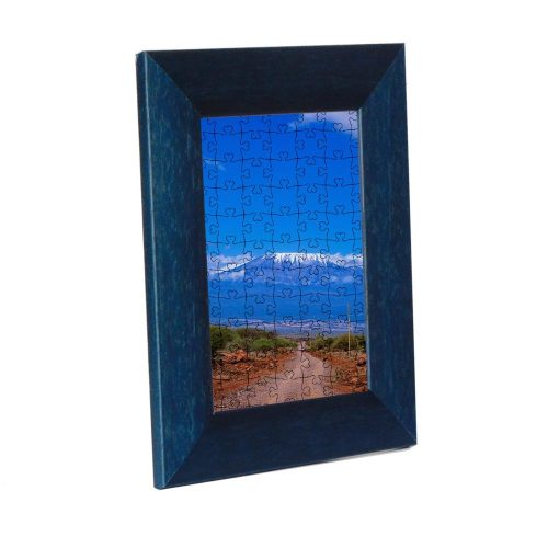 Nairobi Puzzle Bilderrahmen, Blau