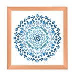 Nairobi Mandala quadratischer Bilderrahmen  Natur