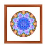 Nairobi Mandala Bilderrahmen  Hellbraun