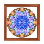 Nairobi Mandala Bilderrahmen  Hellbraun