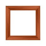 Nairobi Mandala Bilderrahmen  Hellbraun