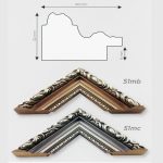 Milano Bilderrahmen,Ggold, A4 