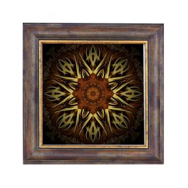 Madrid Mandala Bilderrahmen Bronze