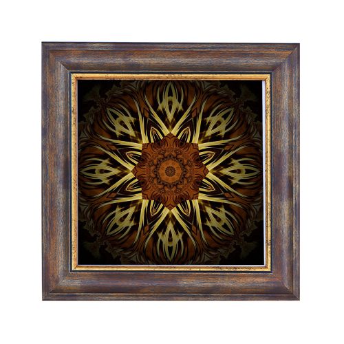 Madrid Mandala Bilderrahmen Bronze