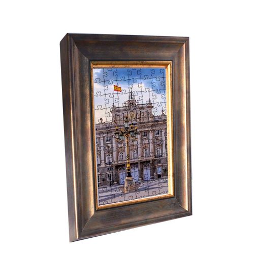Madrid Puzzle Bilderrahmen, Bronze