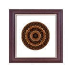 Madrid Mandala Bilderrahmen Dunkelbraun