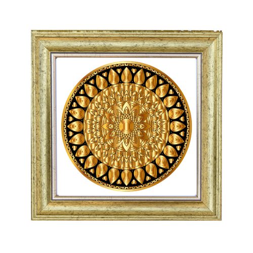 Madrid Mandala Bilderrahmen Gold