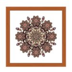 Wien  Mandala Bilderrahmen Kirsche