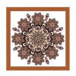 Wien  Mandala Bilderrahmen Kirsche