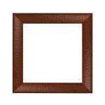 Wien  Mandala Bilderrahmen Nussbraun