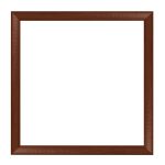 Wien  Mandala Bilderrahmen Nussbraun