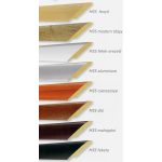 Wien  Mandala Bilderrahmen Nussbraun