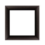 Wien  Mandala Bilderrahmen Schwarz