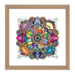 Wien  Mandala Bilderrahmen Natur